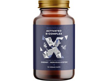 BrainMax Activated B-Complex®, Complex B activat, 90 capsule vegetale