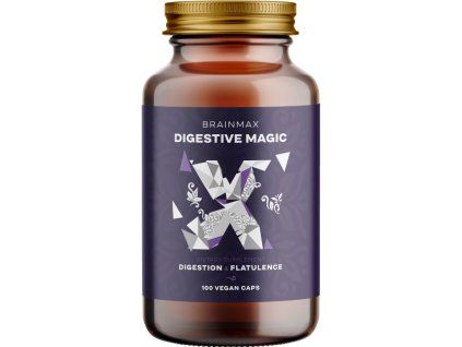 BrainMax Digestive Magic®, enzime digestive, 100 capsule vegetale
