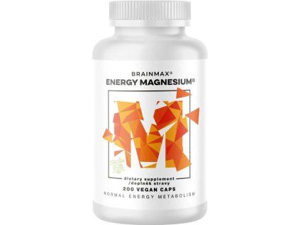 BrainMax Energy Magnesium®, Malat de magneziu 1000 mg, 200 capsule vegetale