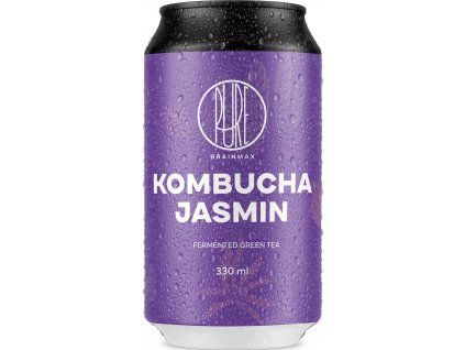 BrainMax Pure® Kombucha Jasmin, Kombucha, Iasomie, 330 ml