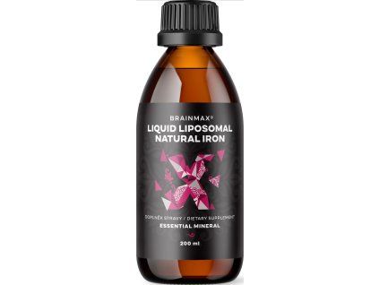BrainMax Liposomal Natural Iron, fier lipozomal, 200 ml