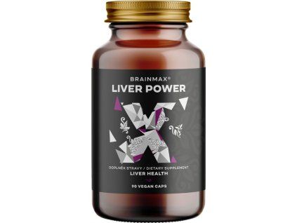 BrainMax Liver Power, suport complex pentru ficat, 90 capsule vegetale