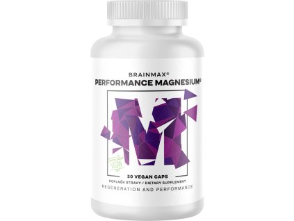 Performance Magnesium®, 1000 mg, Magneziu 200 mg + Vitamina B6 P5P, 50 capsule vegetale