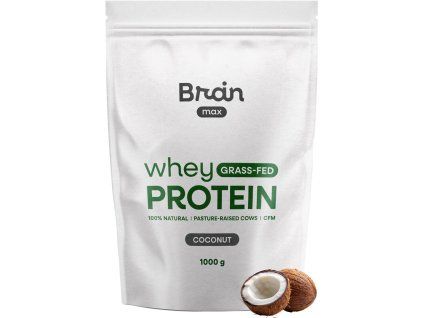 BrainMax Grass-fed Whey Protein, cocos, 1000 g