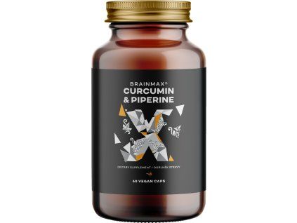 BrainMax Curcumin & Piperine, 60 capsule vegetale