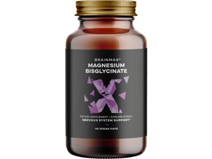 BrainMax Magnesium Bisglycinate, 90 capsule vegetale